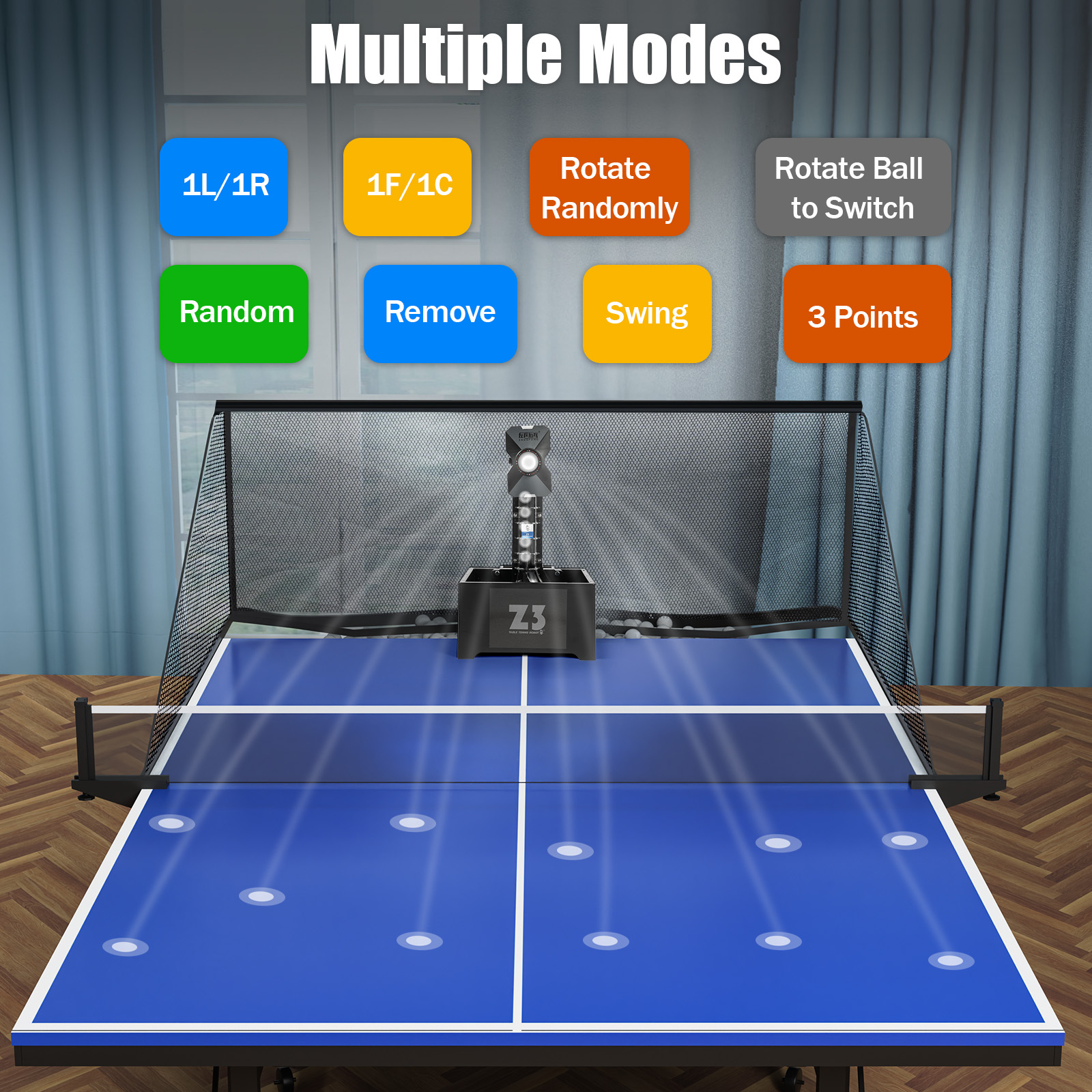 Table Tennis Robot with Net&10 - Table Tennis Robot recensie en prijs