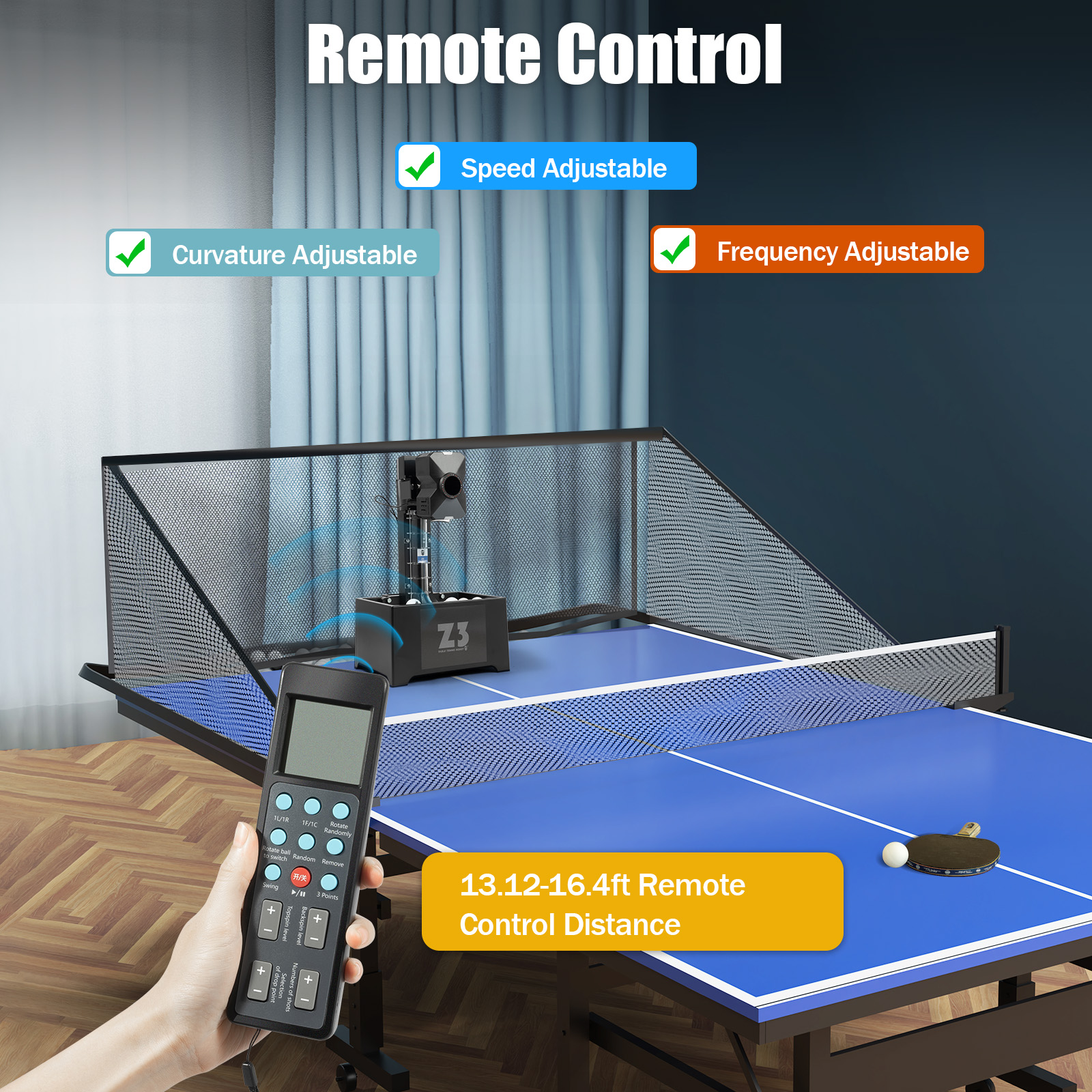 Table Tennis Robot with Net&10 - Table Tennis Robot recensie en prijs