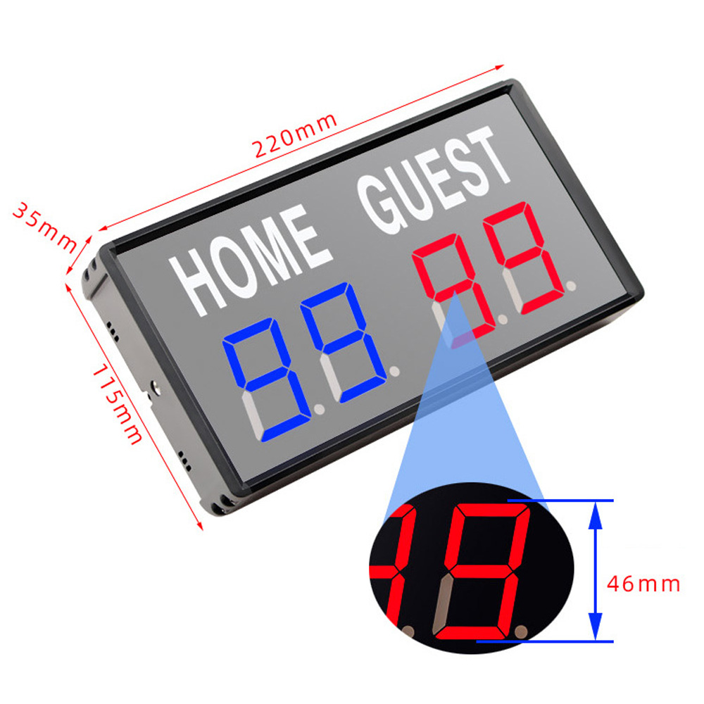4-Digit LED Electronic Score K - Table Tennis Score recensie en prijs