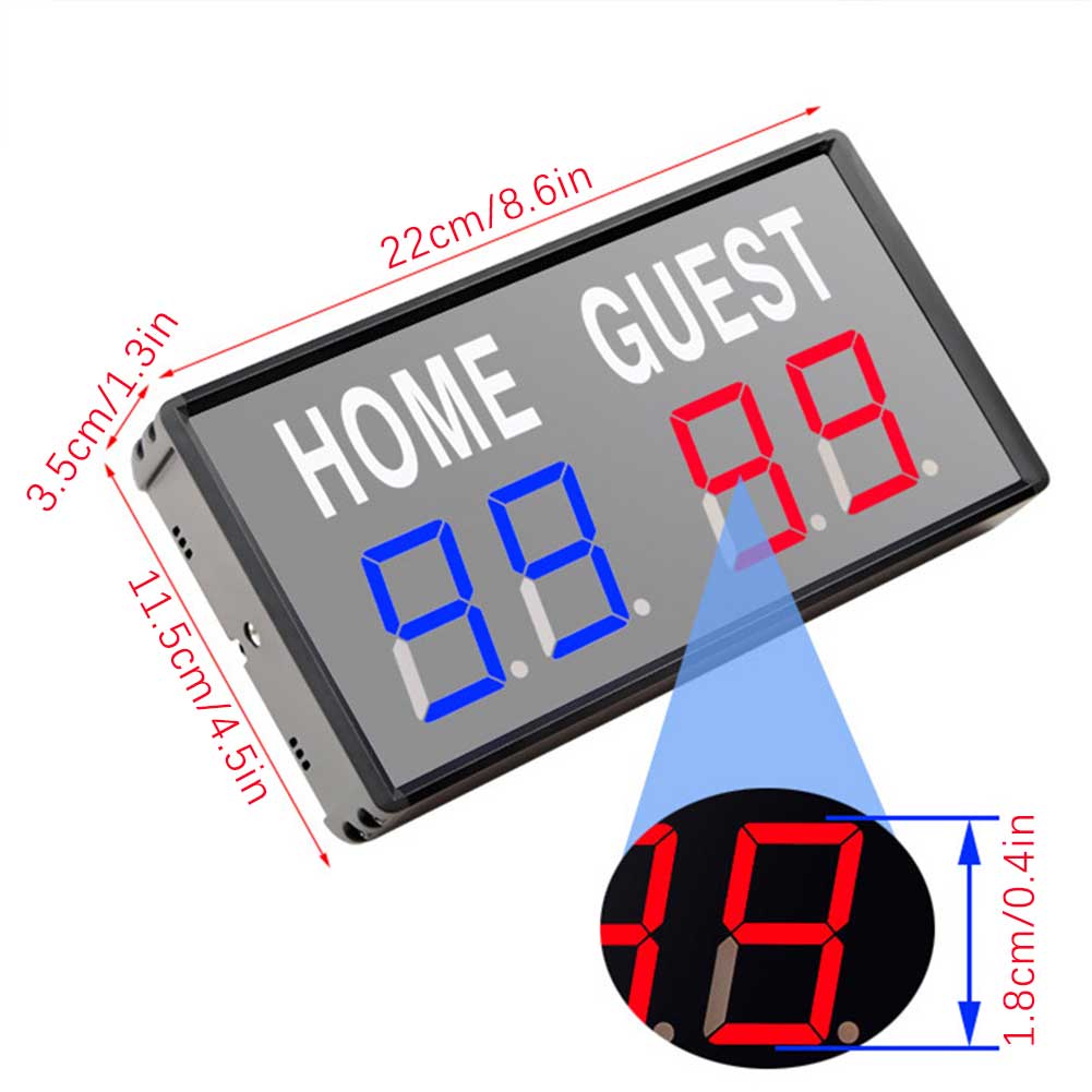 4-Digit LED Electronic Score K - Table Tennis Score recensie en prijs