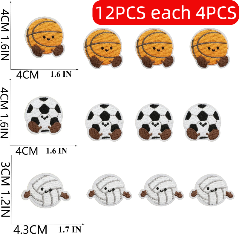 Various Sports Designs Patches - Table Tennis Cartoon recensie en prijs