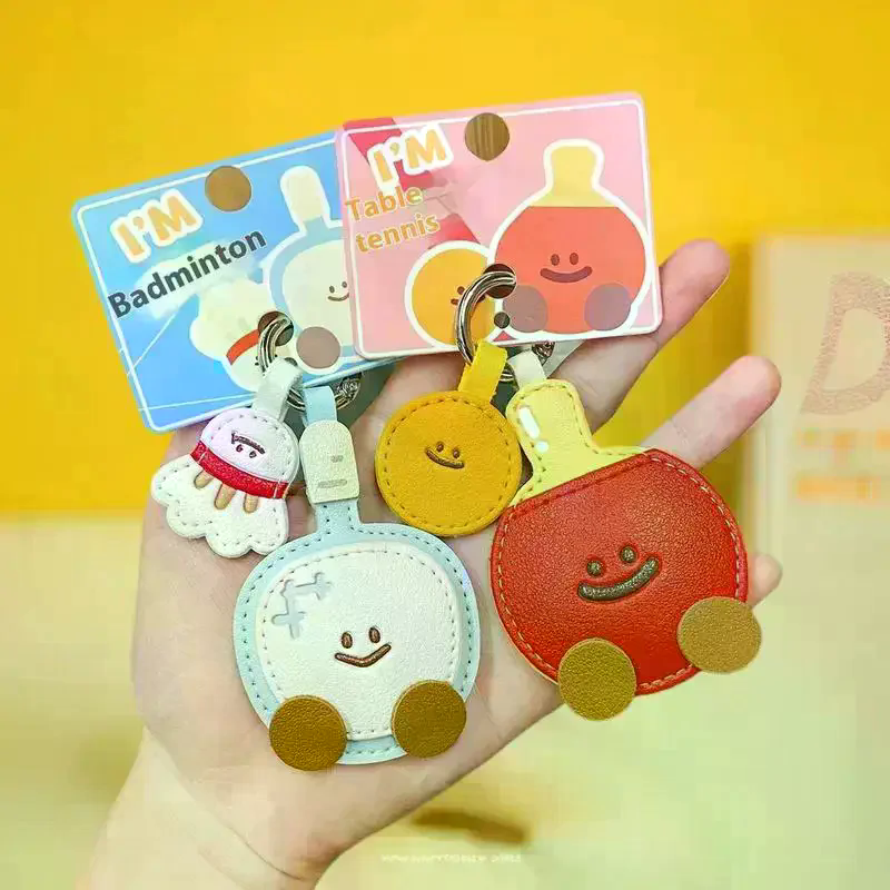 Cute Cartoon Leather Racket St - Table Tennis Cartoon recensie en prijs