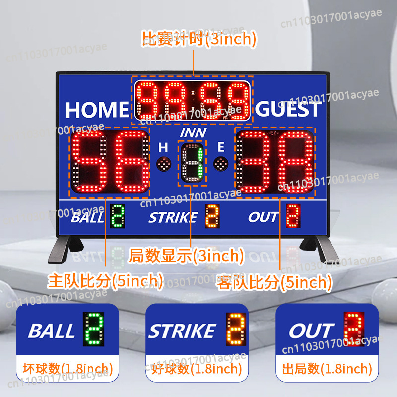 Sports game scoreboard, timing - Table Tennis Score recensie en prijs