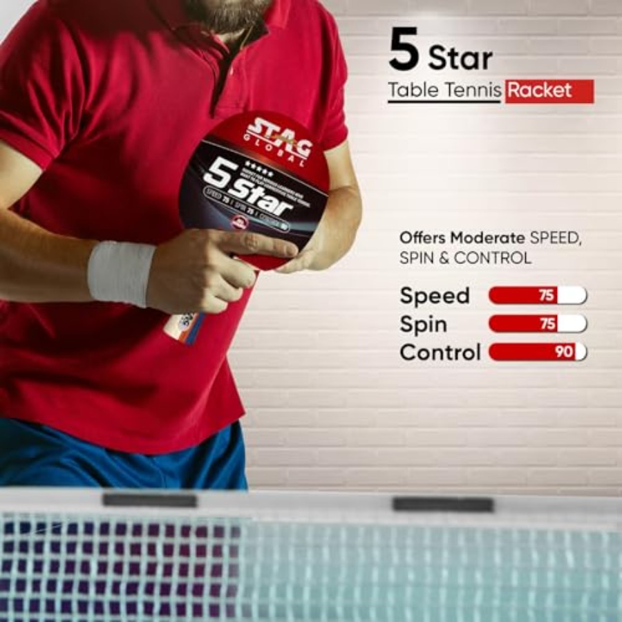 STAG GLOBAL Table Tennis Racke - Table Tennis Intermediate Level recensie en prijs