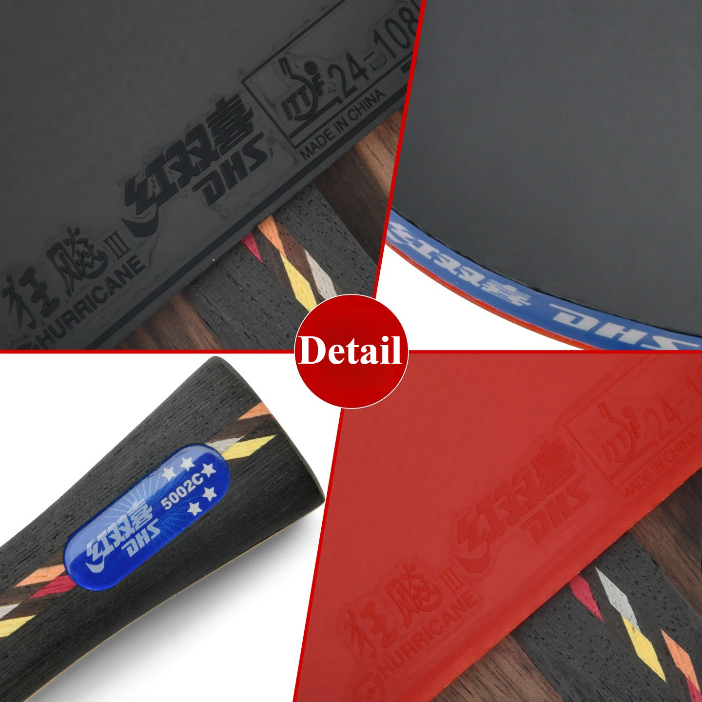 DHS Table Tennis Racket Profes - Table Tennis Grip Types recensie en prijs