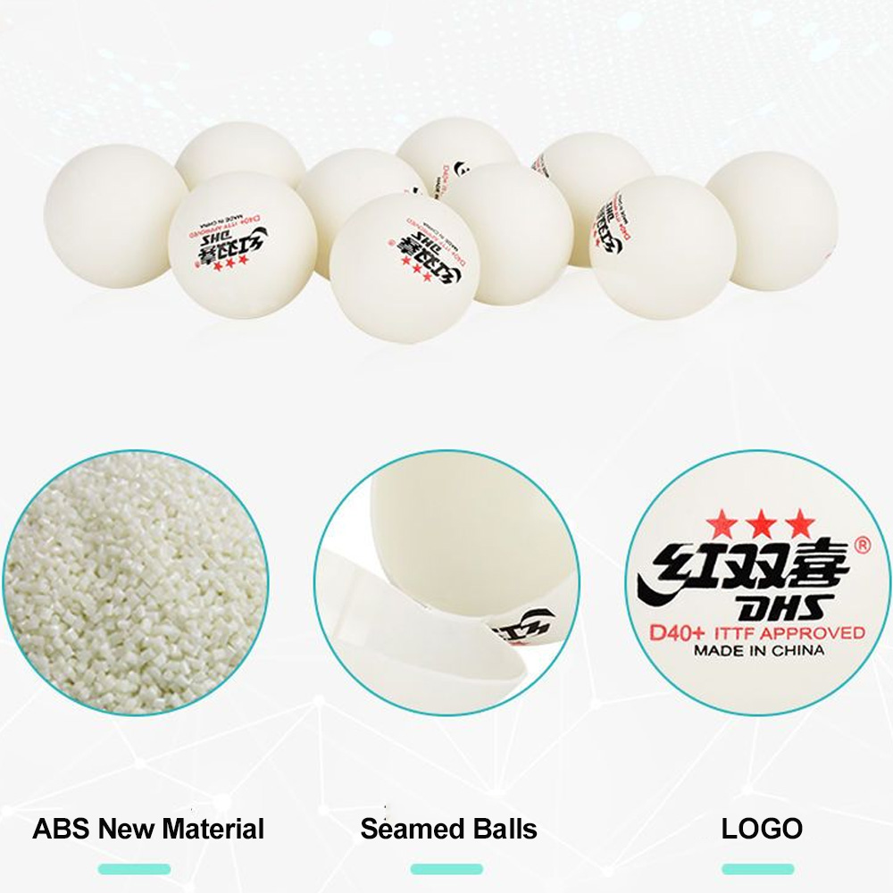 DHS D40+ DJ40+ Ping Pong Balls - Table Tennis Robot recensie en prijs
